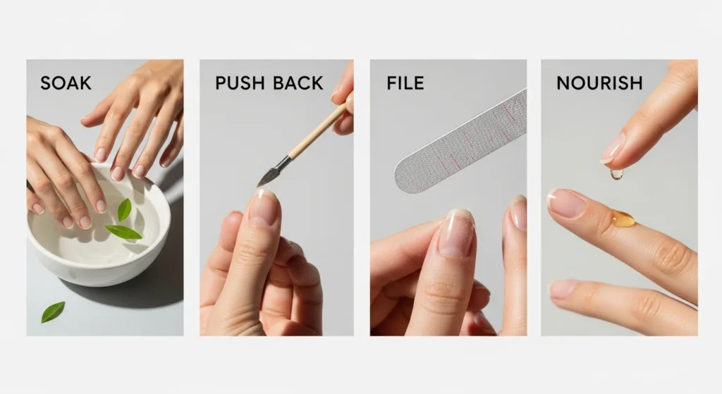 The Ultimate Nail Care Routine for Stronger, Healthier Nails in 2026 3 The Weekly Routine A Mini Mani at Home