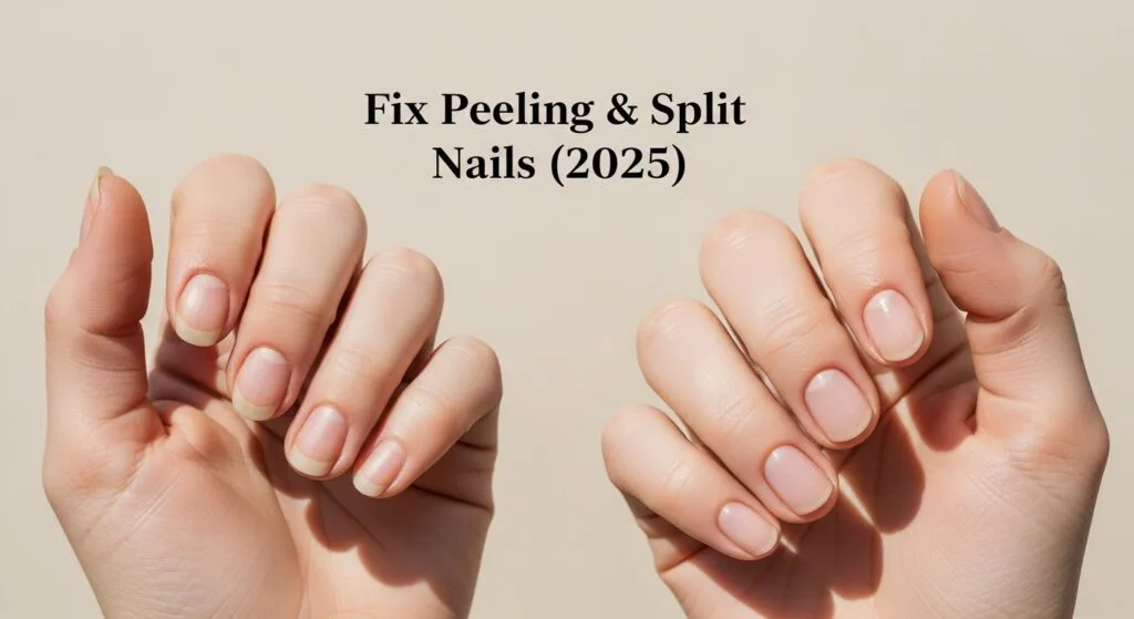 How to Fix Dry nails, Peeling & Split Nails at Home (2025 Guide)