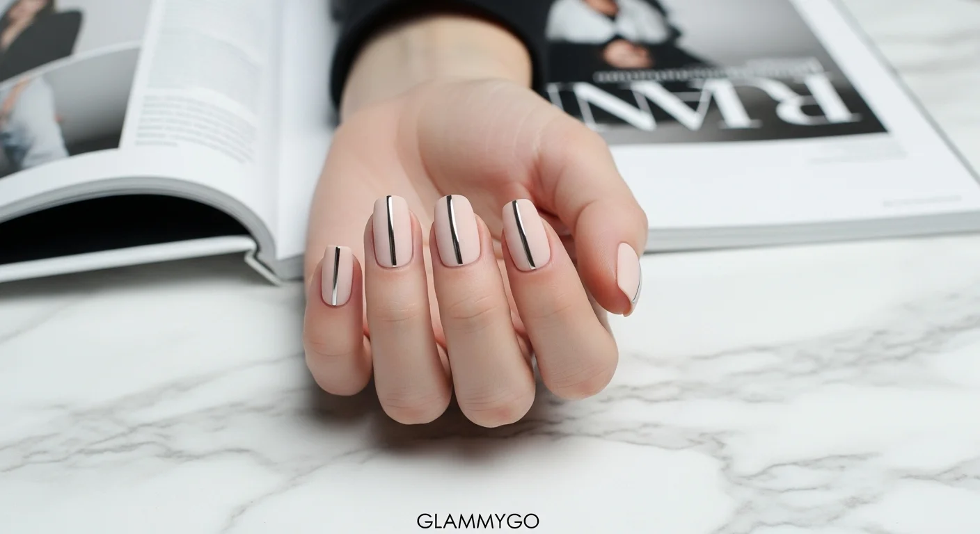 DIY Nail Art for Beginners: Easy Designs You Can Master at Home (2026 Edition) 4 Minimalist Stripes