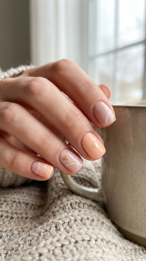 Best Nail Wraps 2026: Brands That Actually Last (Gel, Polish & Handmade Picks) 4 minimalist nail wrap designs aesthetic nude simple pattern