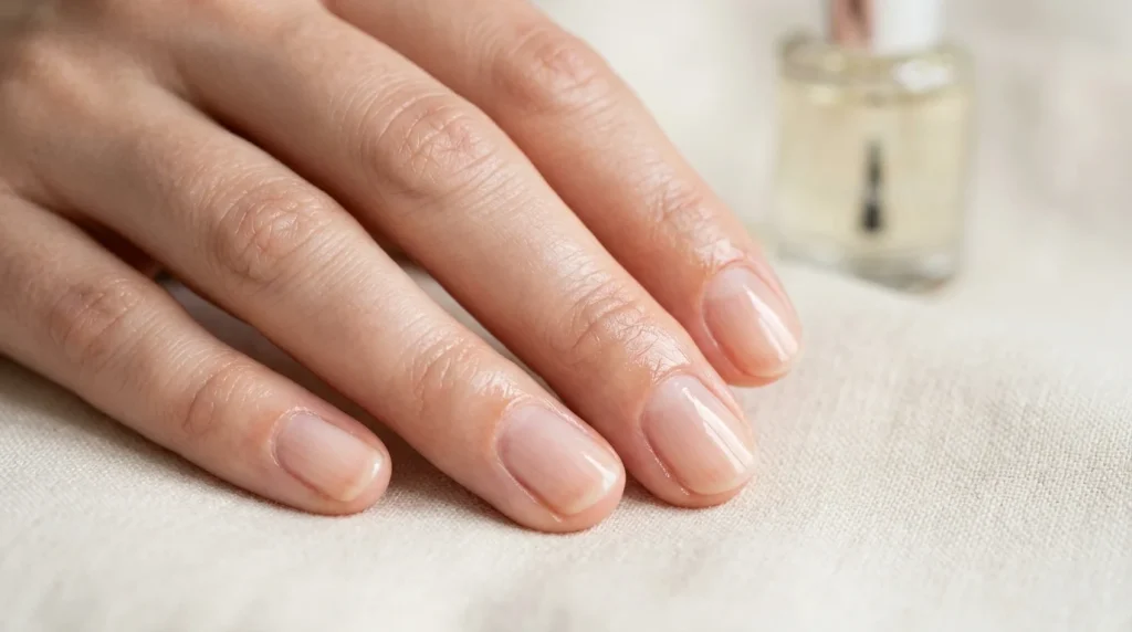 How Long Does a Full Set of Acrylic Nails Take in 2026? 9 healthy natural nails after acrylic removal with proper care