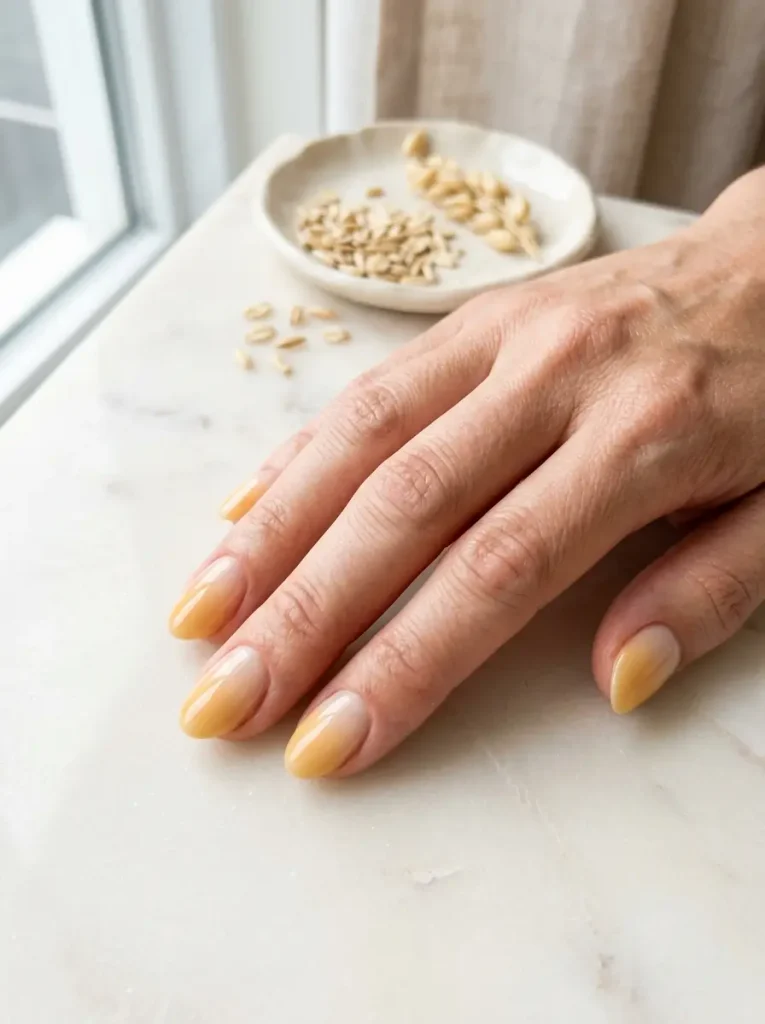 20 Chic September Nail Designs for 2026 That Capture Fall’s First Glow 13 Honey-butter yellow melts into an oat-milk base for a soft, glossy September manicure.