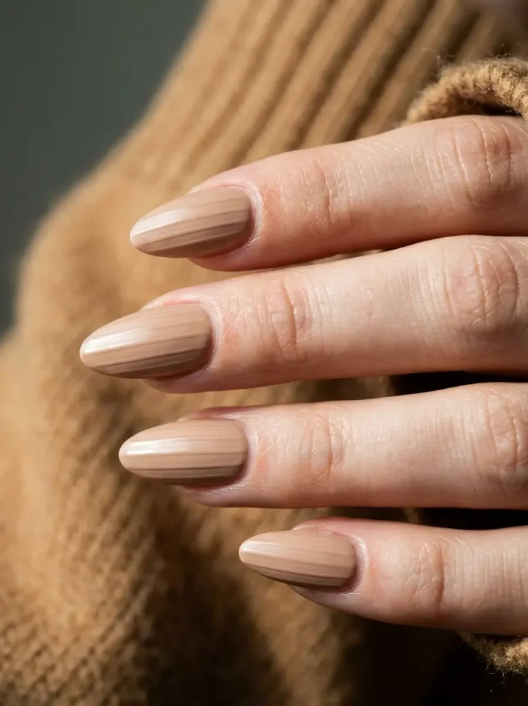 Simple ribbed sweater nails with straight vertical ribbing and no cable twist